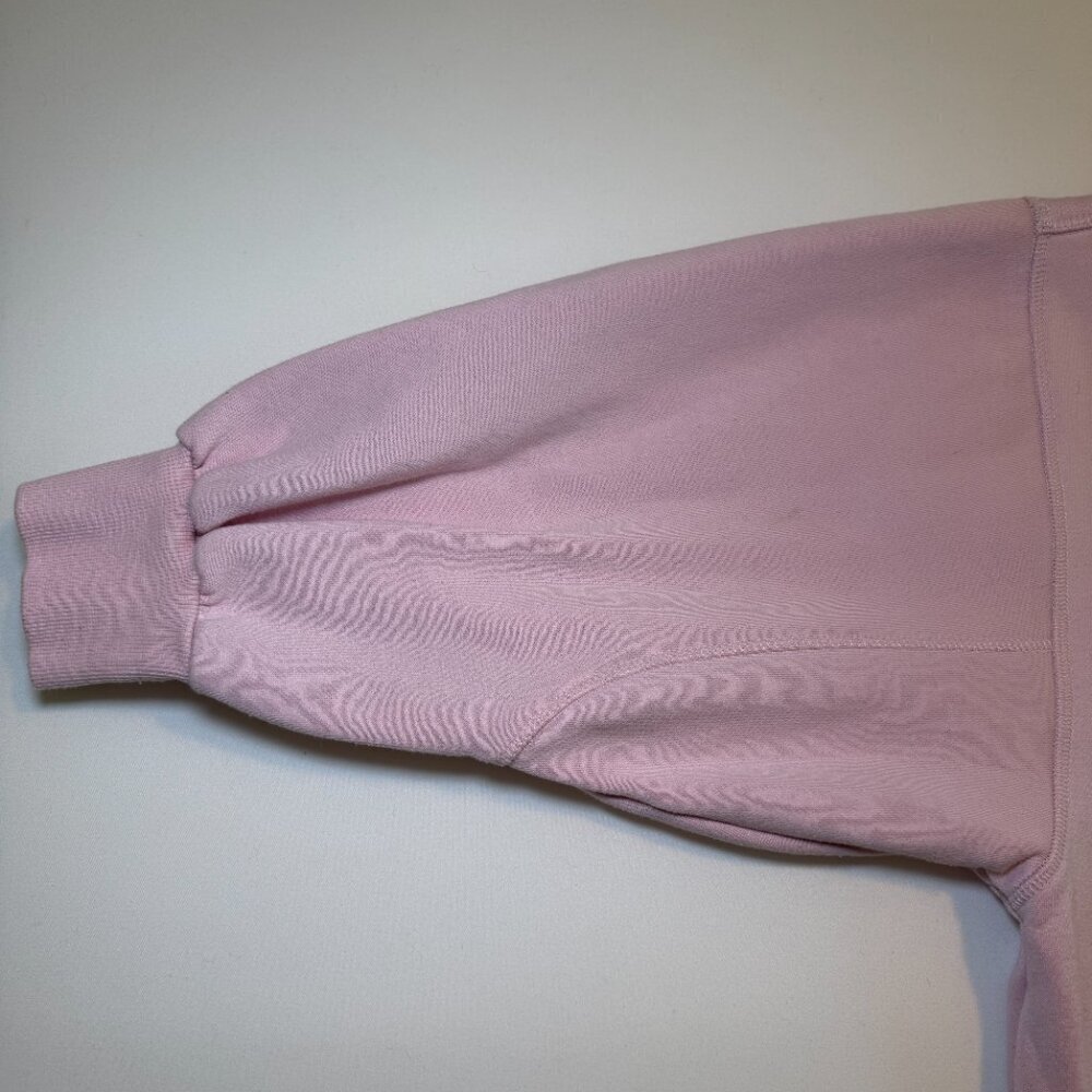 JUDITH MARCH Happy Smiley Face Pink Oversized Sweatshirt Medium - Picture 6 of 10